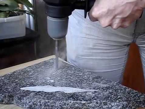 Как сверлить литьевой мрамор